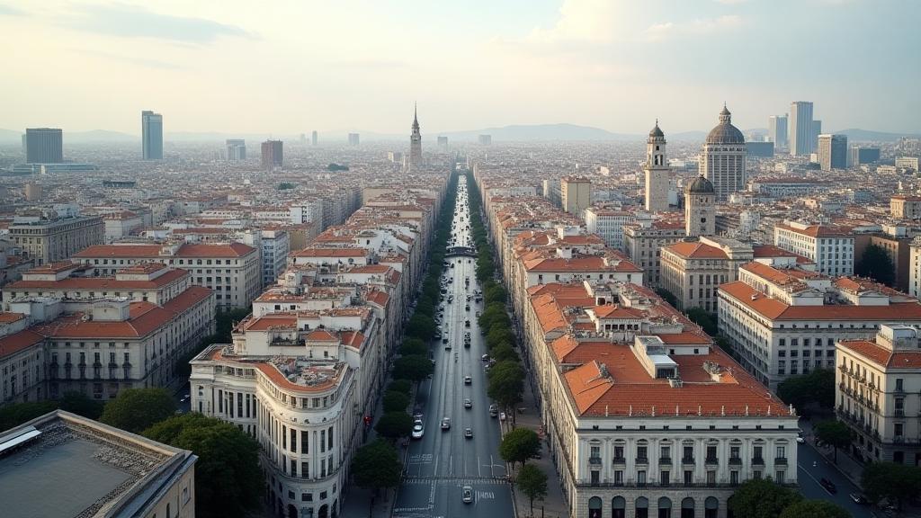 Imagen estática que representa la ubicación en Madrid, España.
